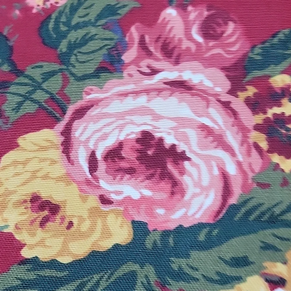 Ralph Lauren Christmad Red Green 100% Cotton Napkin Dish Towel Square 19